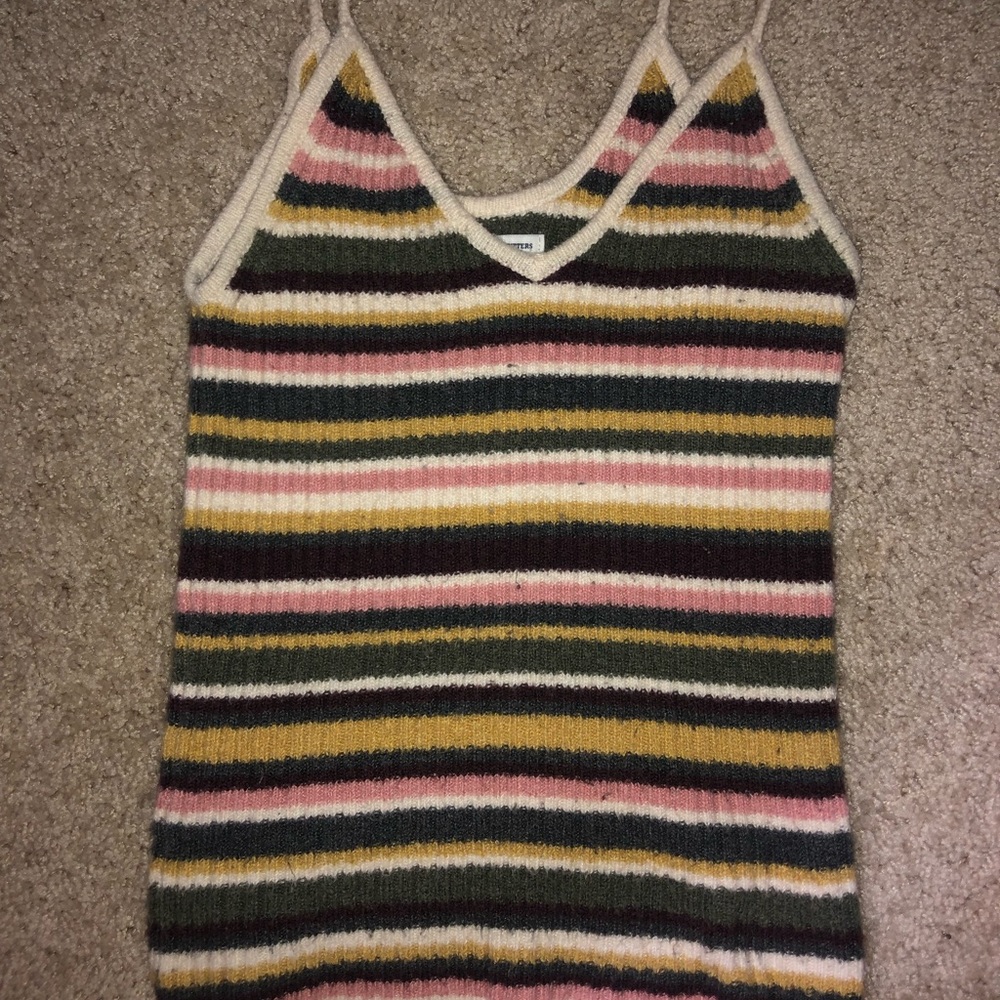 American Eagle Knit Striped Tank